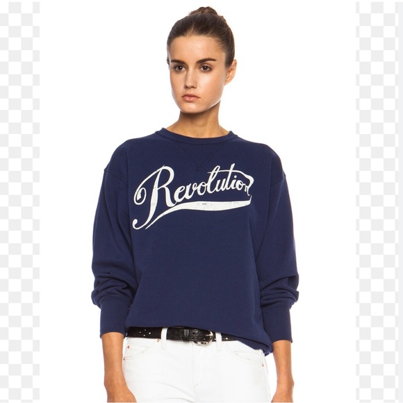 Isabel Marant Etoile Revolation crew neck graphic sweatshirt - Picture 1 of 8